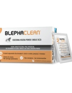 BLEPHACLEAN Chusteczki hypoalergiczne do higieny powiek i oczu 20szt.