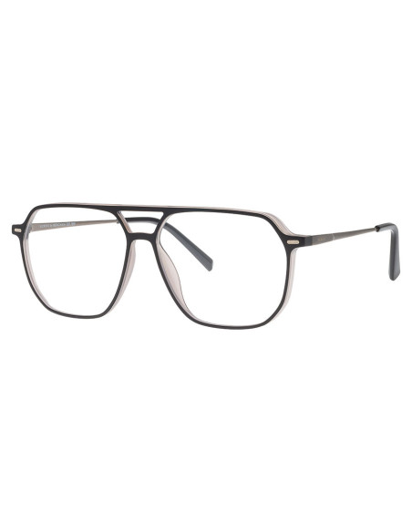 Oprawka Bergman NC666 C4 Clip On – Nowoczesna Oprawa Okularowa z Nakładką Przeciwsłoneczną