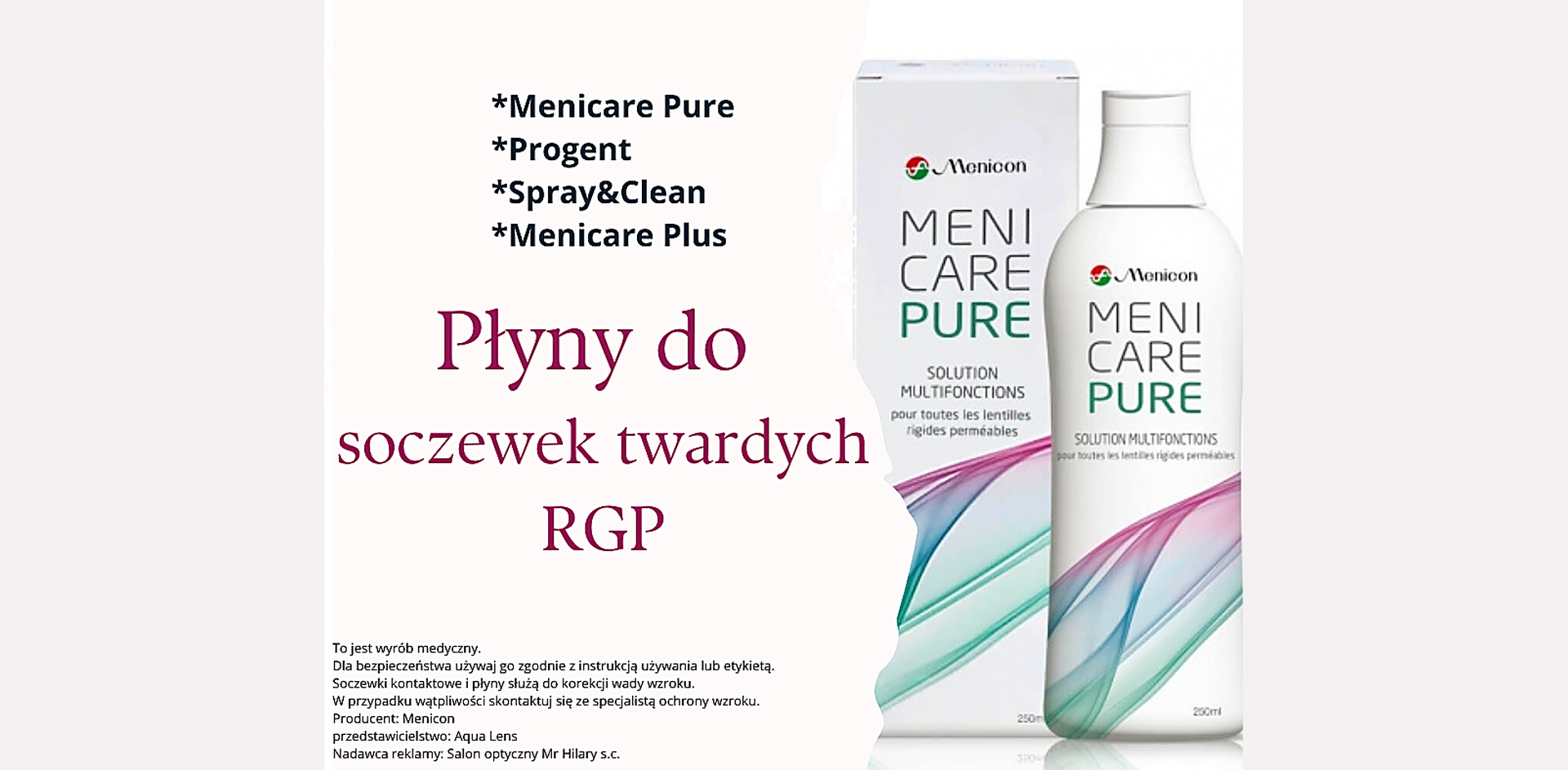 Płyny do soczewek