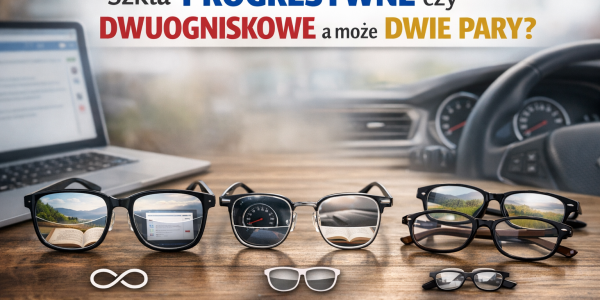Szkła PROGRESYWNE czy DWUODNISKOWE .... a może dwie pary ? 